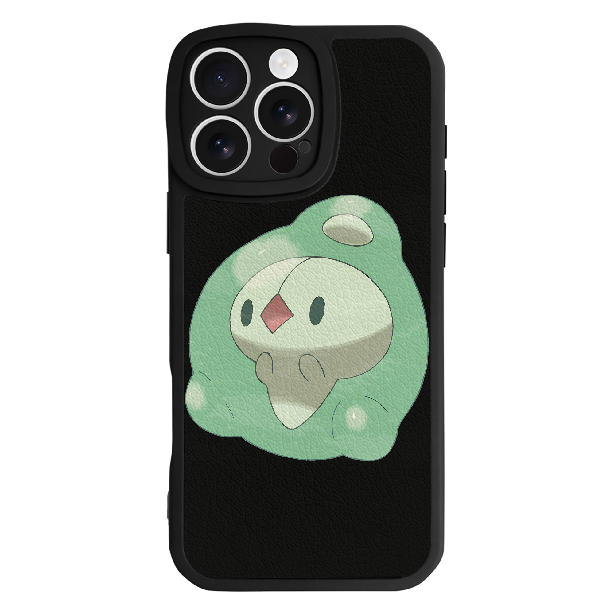 （画像用） ポケットモンスター Pokémon 【iPhone 16シリーズ対応】シリコンスマホケース（レザー調） 材質：シリコン
